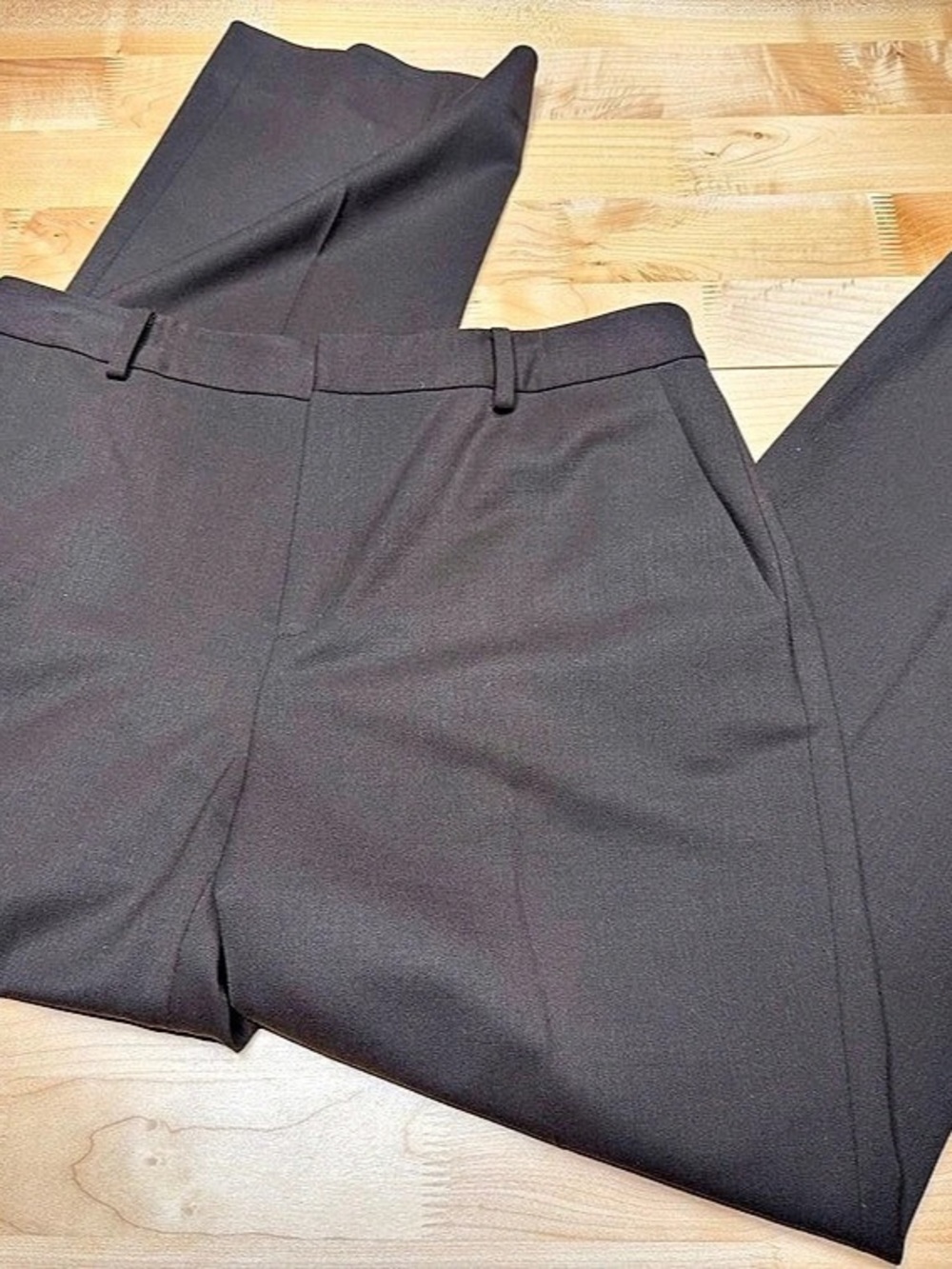 Y2K Lauren Ralph Lauren Wool Blend Straight Leg Trousers Size 12P